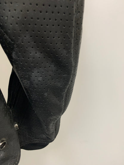ヒョウドウ speed style D3o パンチングレザージャケット L ブラック ITSAG9CGQ4HK
