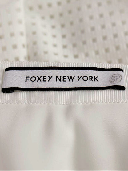 フォクシーニューヨーク スカート Square Lace 34550 38 ホワイト ITHN2ADVCGF2