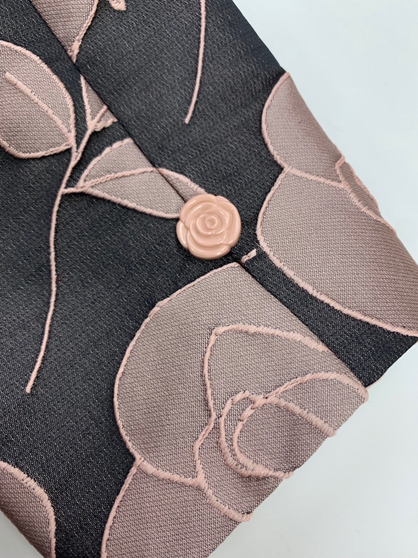 エムズグレイシー 311612 36 ブラック シャンブレージャガードローズワンピース ITS24GAZ1AO6