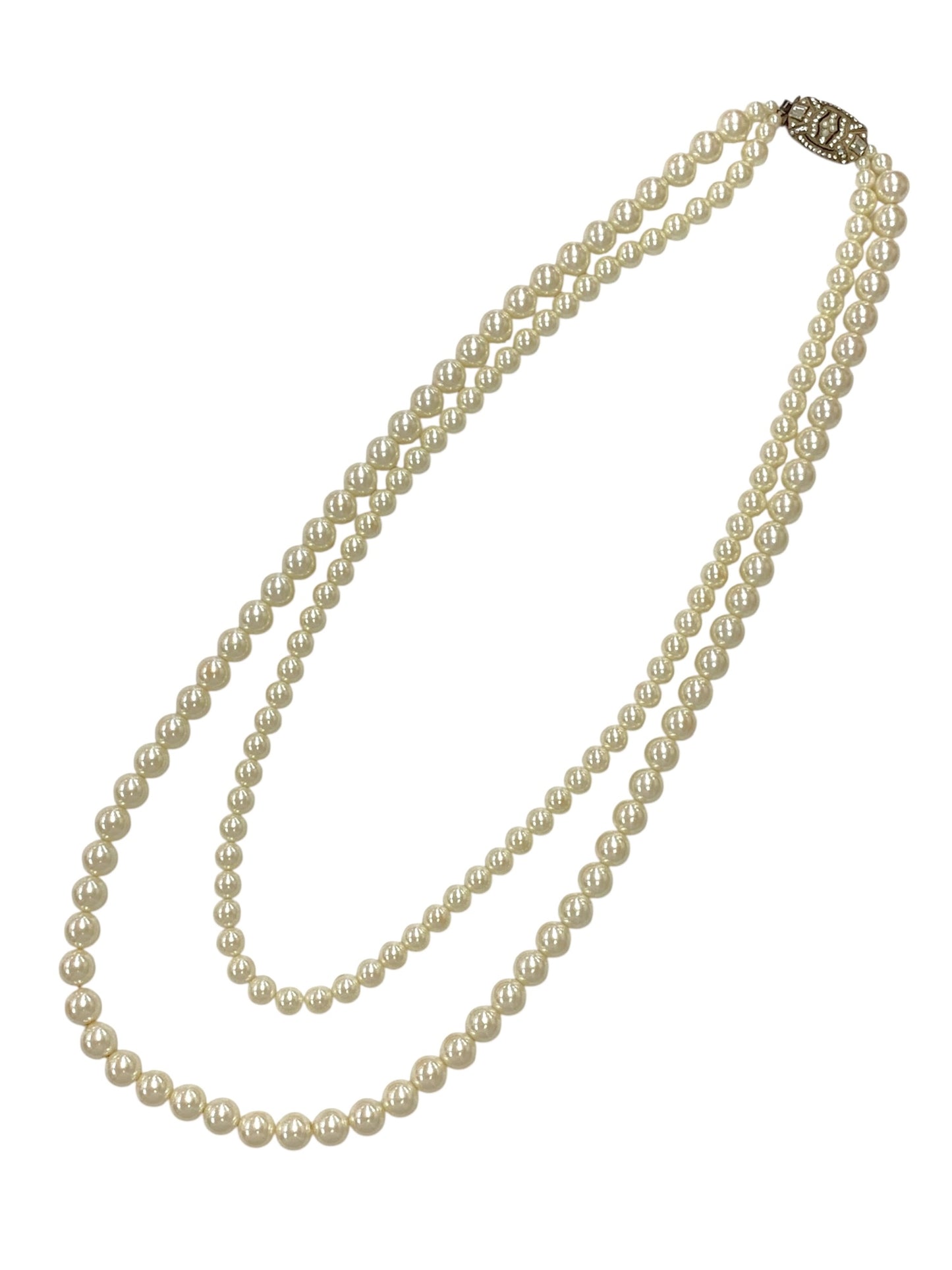 フォクシーブティック 2連パールネックレス アイボリー ITTNY8C4ISXK