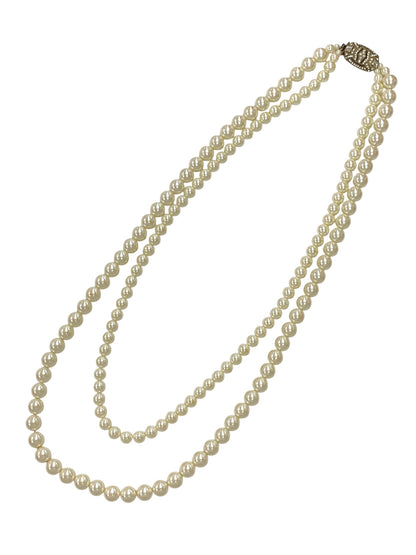 フォクシーブティック 2連パールネックレス アイボリー ITTNY8C4ISXK