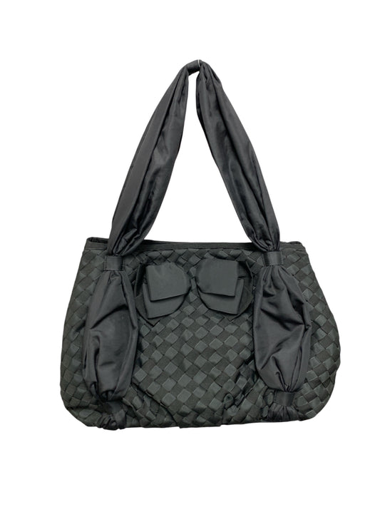 トゥービーシック ZAA27-751-09 ハンドバッグ ブラック 編込み リボン ナイロン ITTJ8VOXNEO2