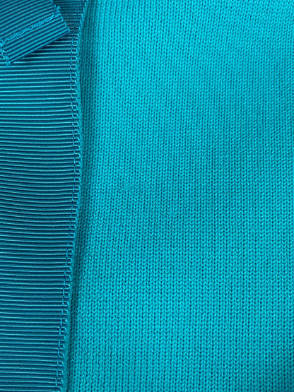 エムズグレイシー Turquoise Blue Cardigan 018110 カーディガン 40 グリーン パールボタン ITRU4NC81O2G