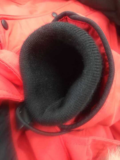 カナダグース TRILLIUM PARKA トリリウムパーカ 6660LA コート S レッド コヨーテファー IT5J40WL1IOM