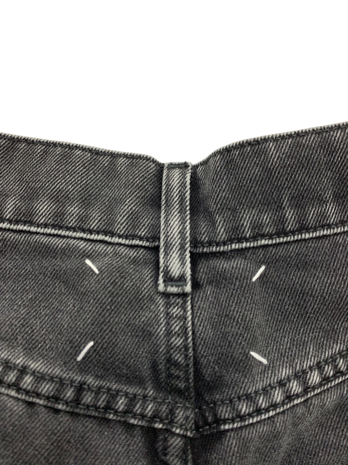 メゾンマルジェラ S51LA0051 S30743 デニムパンツ 40 グレー ダメージ加工 ITU51UI5I2VC