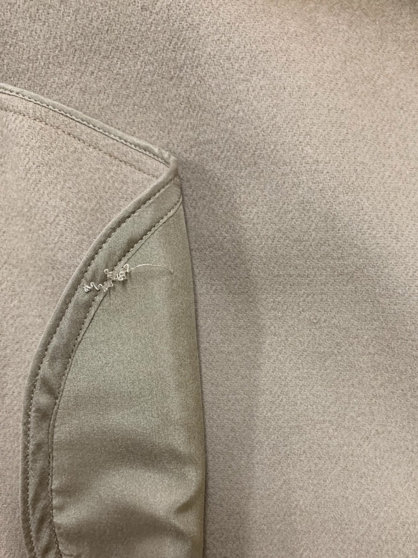 エスマックスマーラ 901112016 ガウンコート 38 ブラウン ウール IT8M7BNKTDZ2