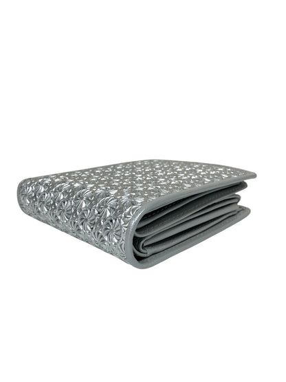 ヒロコハヤシ 709-11952 二つ折り財布 シルバー レザー IT59CFSBHDZ4