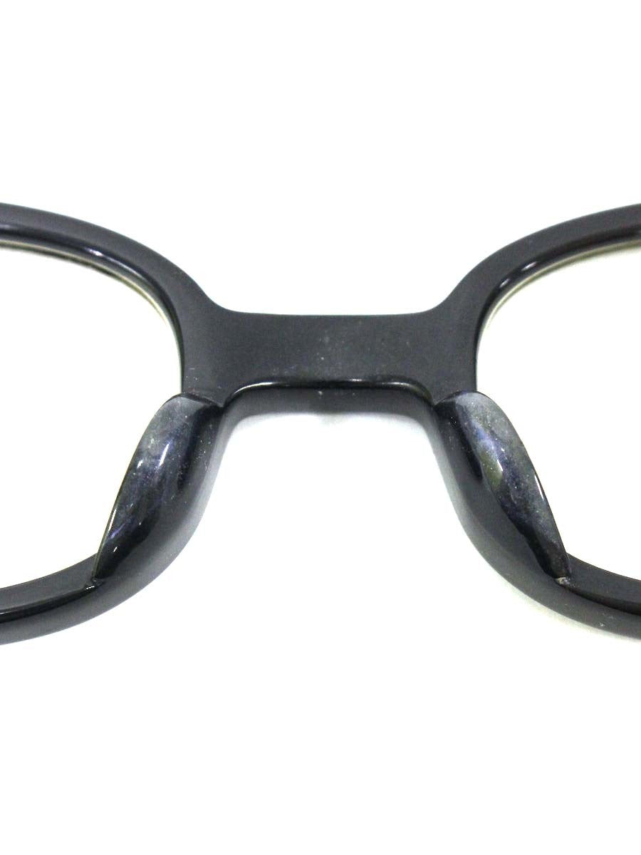 白山眼鏡店 眼鏡 ブラック メガネ セルフレーム フルリム スクエア  