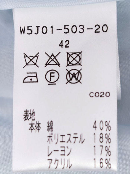 トゥービーシック W5J01-503-20 ワンピース 42 ブルー ツイード ITMESG2FAI6A