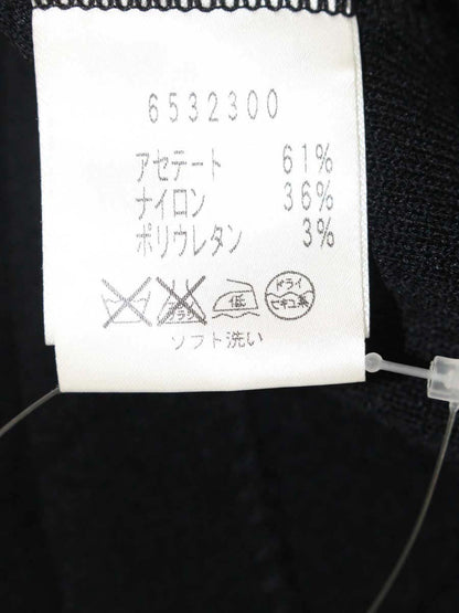 ルネ 6532300 カーディガン 36 ブラック アセテート ボレロ ITRVDKRE15GR