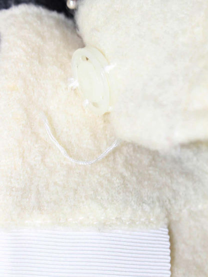 エムズグレイシー 628597 ジャケット 38 アイボリー ウール 襟デザイン フェイクパール ITKXXUETCTCA