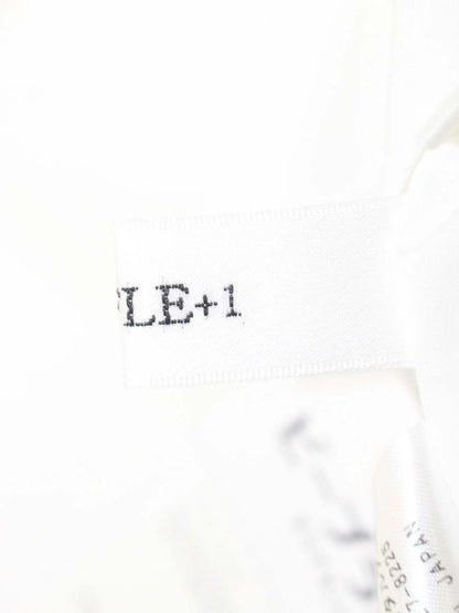 トレフルプラスワン 230248S シャツ F ホワイト フリル リボン IT4YXAHL8K7A