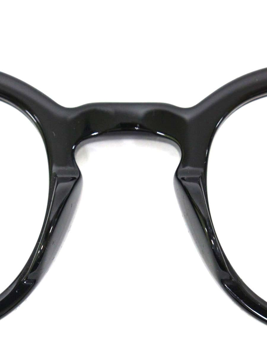 モスコット LEMTOSH メガネ ブラック セルフレーム フルリム ウェリントン ITOKVNKO1Z28