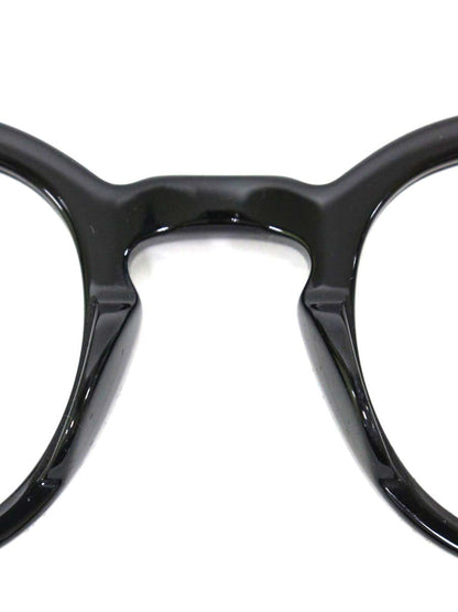 モスコット LEMTOSH メガネ ブラック セルフレーム フルリム ウェリントン ITOKVNKO1Z28