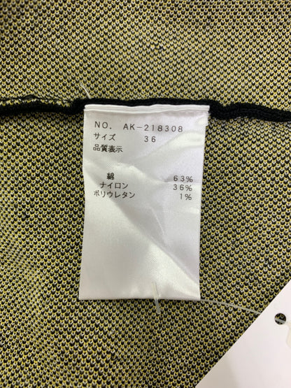 エムズグレイシー 218308 ワンピース 36 ブラック マーガレットモチーフ ニット IT3O8IXSG1QO