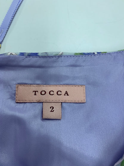 トッカ 【消臭＆洗える】COMING UP ROSES ドレス OPTOCS0211 ワンピース 2 ブルー 2024 PRE SPRING COLLECTION ITHR0SG6CEDM