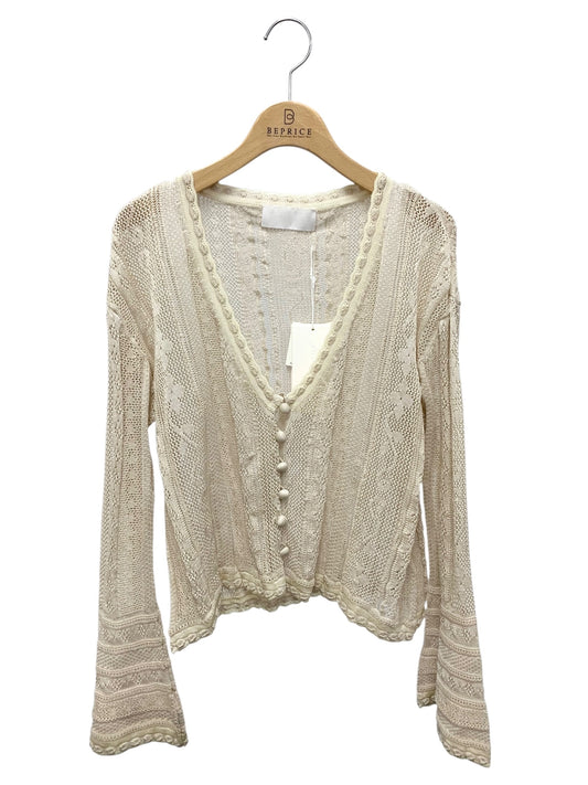 マメクロゴウチ Traditional Curtain Lace Knitted Cardigan MM21SS-KN030 カーディガン 2 ベージュ 21SS ITSY1551HA1I 【SALE】