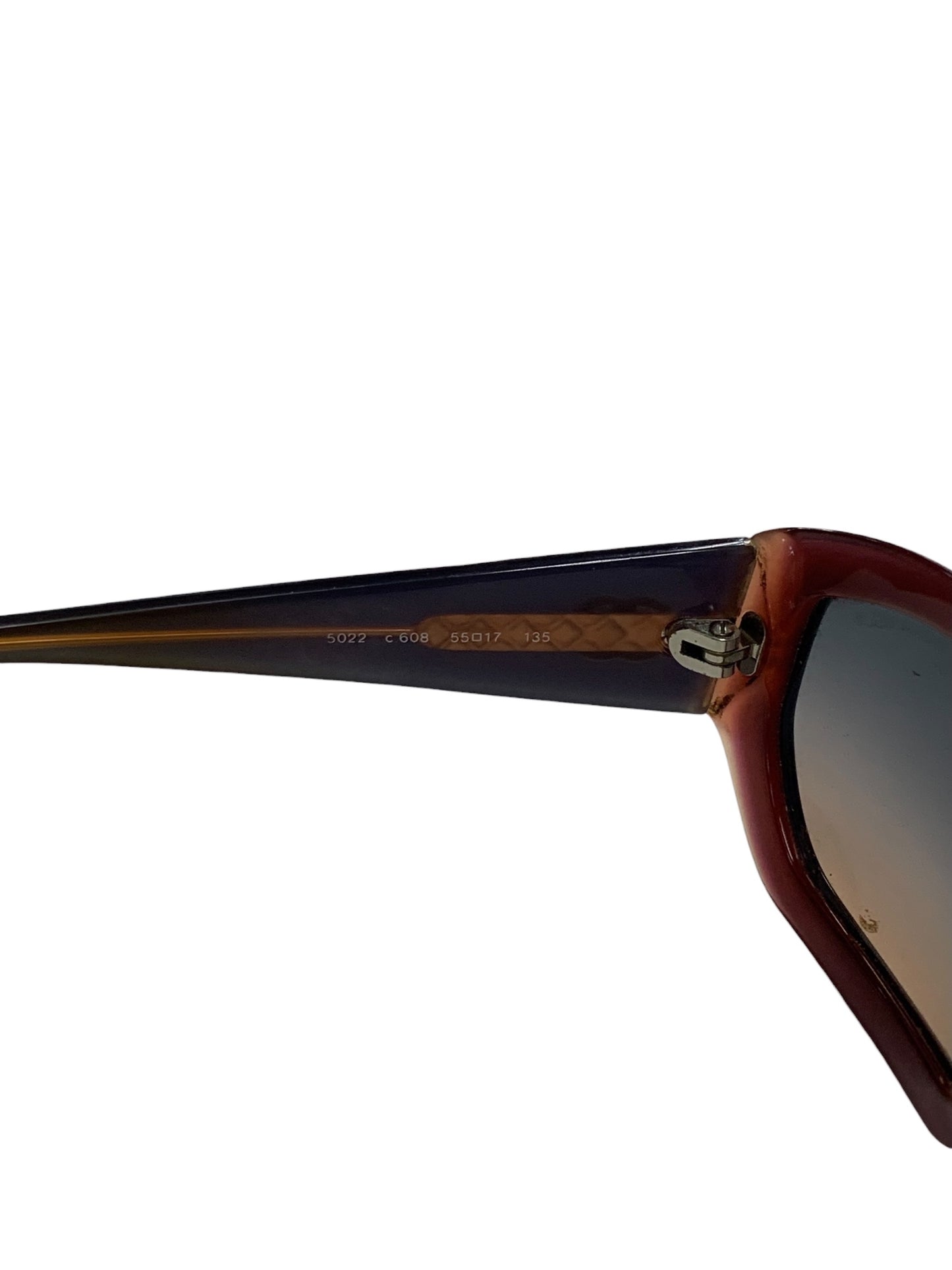 シャネル 5022 サングラス ブルー セルフレーム フルリム オーバル（楕円） IT8JY0EITDCS