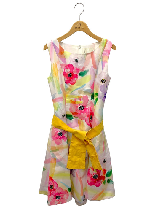 チェスティ OA508 ワンピース 0 ホワイト フラワーモチーフ 水彩 ITF6I0MU95FW