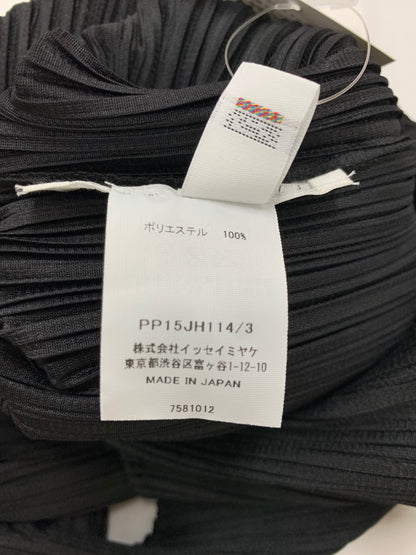 プリーツプリーズイッセイミヤケ PP15JH114 ワンピース 3 ブラック ロング IT37AETS5TQC