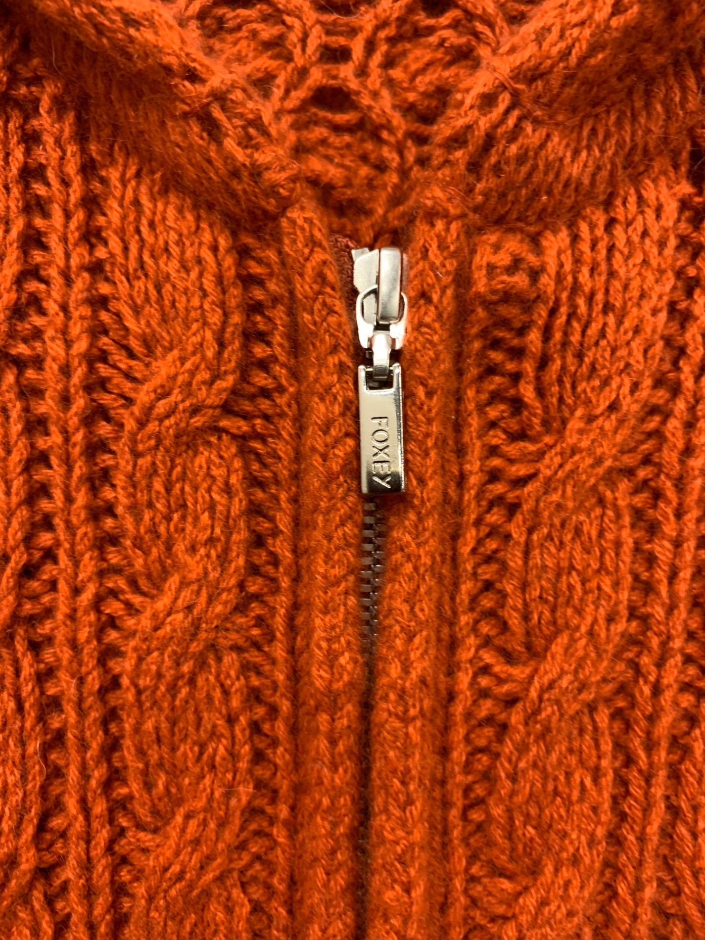 フォクシーブティック 40176 ニットパーカー 40 レッド | 中古ブランド