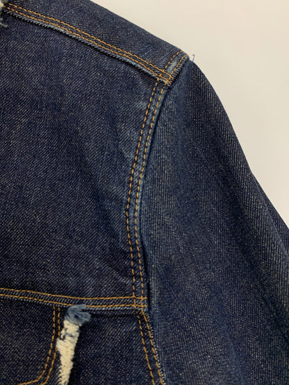 エムズグレイシー 224541 ジャケット 36 ネイビー デニム キルティングライナー付き ITGNLZCX4OHG