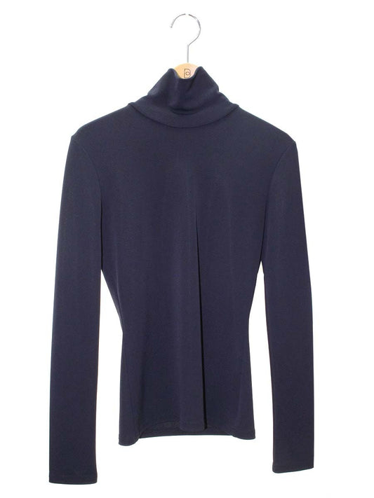 フォクシーニューヨーク トップス マットストレッチ 24910 カットソー 38 ネイビー IT6UVPF8JR0C