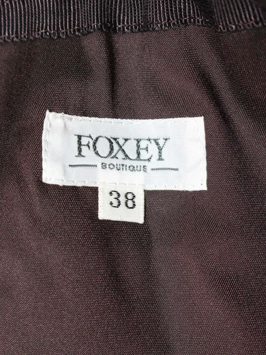 フォクシーブティック 24652 スカート 38 ブラウン カシミヤダブルフェイス ITT7SNQW2E1I