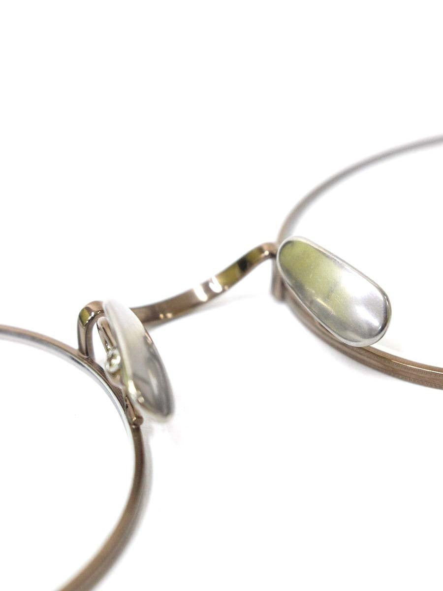 金子眼鏡 KV-150 メガネ ブラウン IPBR コンビフレーム ラウンド