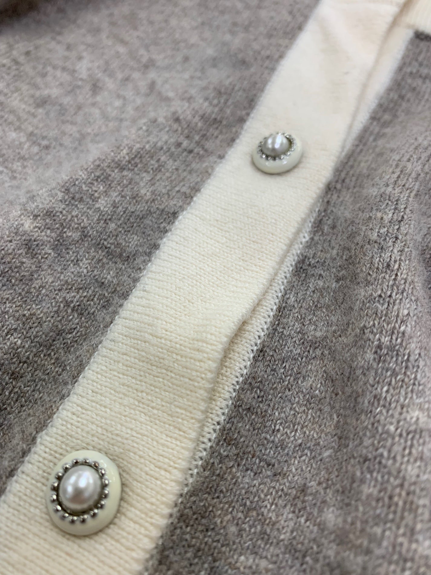 フォクシーブティック Knit Twin Cashmere Twin 40381 アンサンブル 38 グレージュ 2019年増産品 IT82QTNMS0CZ