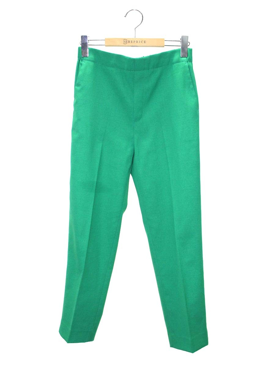 オフスタイル スリムテーパードパンツ 151-642-32-3188 スラックス 40 グリーン リネン ITZHQD7L7A5C 【SALE】
