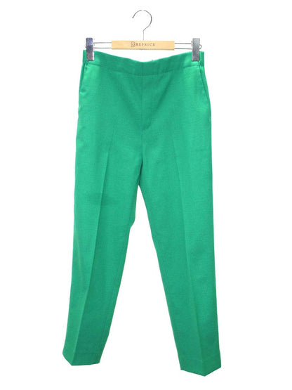 オフスタイル スリムテーパードパンツ 151-642-32-3188 スラックス 40 グリーン リネン ITZHQD7L7A5C 【SALE】