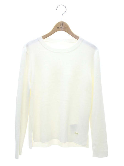 フォクシーブティック セーター 39117 ニットトップス 40 ホワイト ウール IT1KQ1BUIM8S