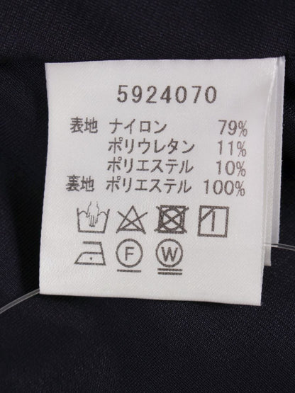 ルネ basic 5924070 スカート 34 ネイビー デニム風 ティアード ITCSTSGY4HRW