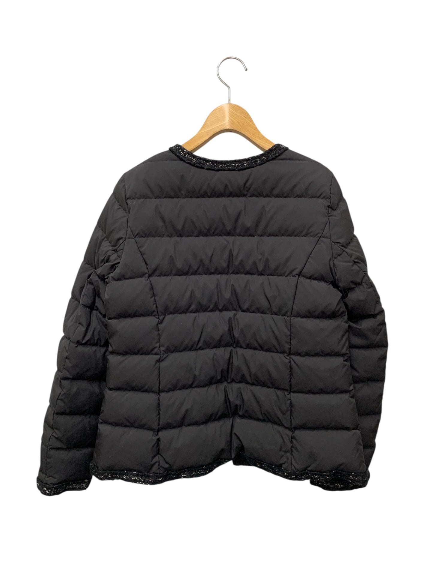 トゥービーシック  W5A03-246 コート 40 ブラック ツィード ビジュー ITBYSRSVC0OG