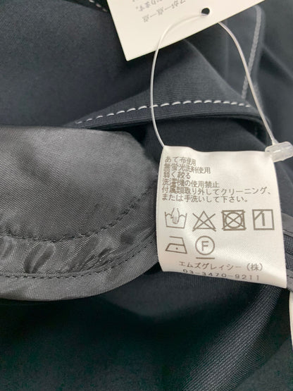 エムズグレイシー 011124 ワンピース 38 ブラック リボン ステッチ ITC5PPC4UH3S