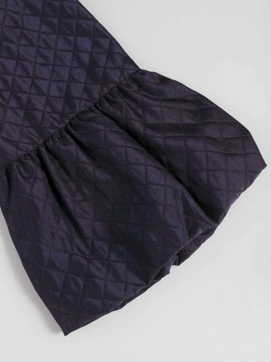 エムズグレイシー 310509 ブラウス 40 ネイビー フリル ITTW48HZSVIP