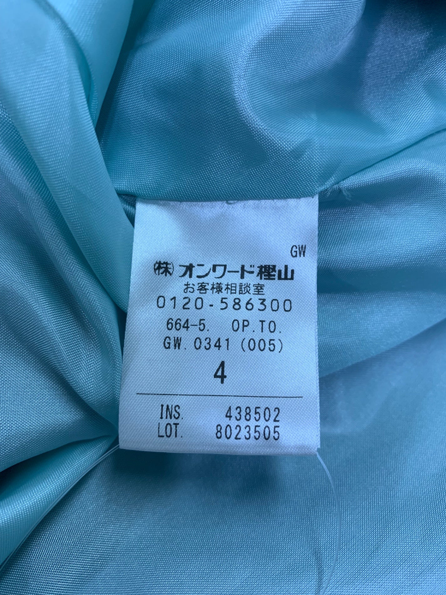 トッカ POLKA RAIN OPTOGW0341 ワンピース 4 ネイビー タックフレア ITBVZUTVP7XA