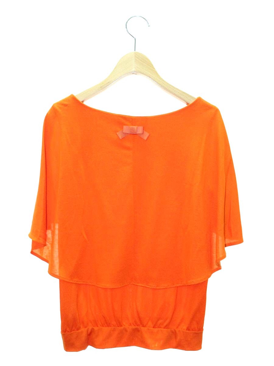 エムズグレイシー 725313 Tシャツ カットソー 38 オレンジ バックリボン ITNVJBTHEFAC