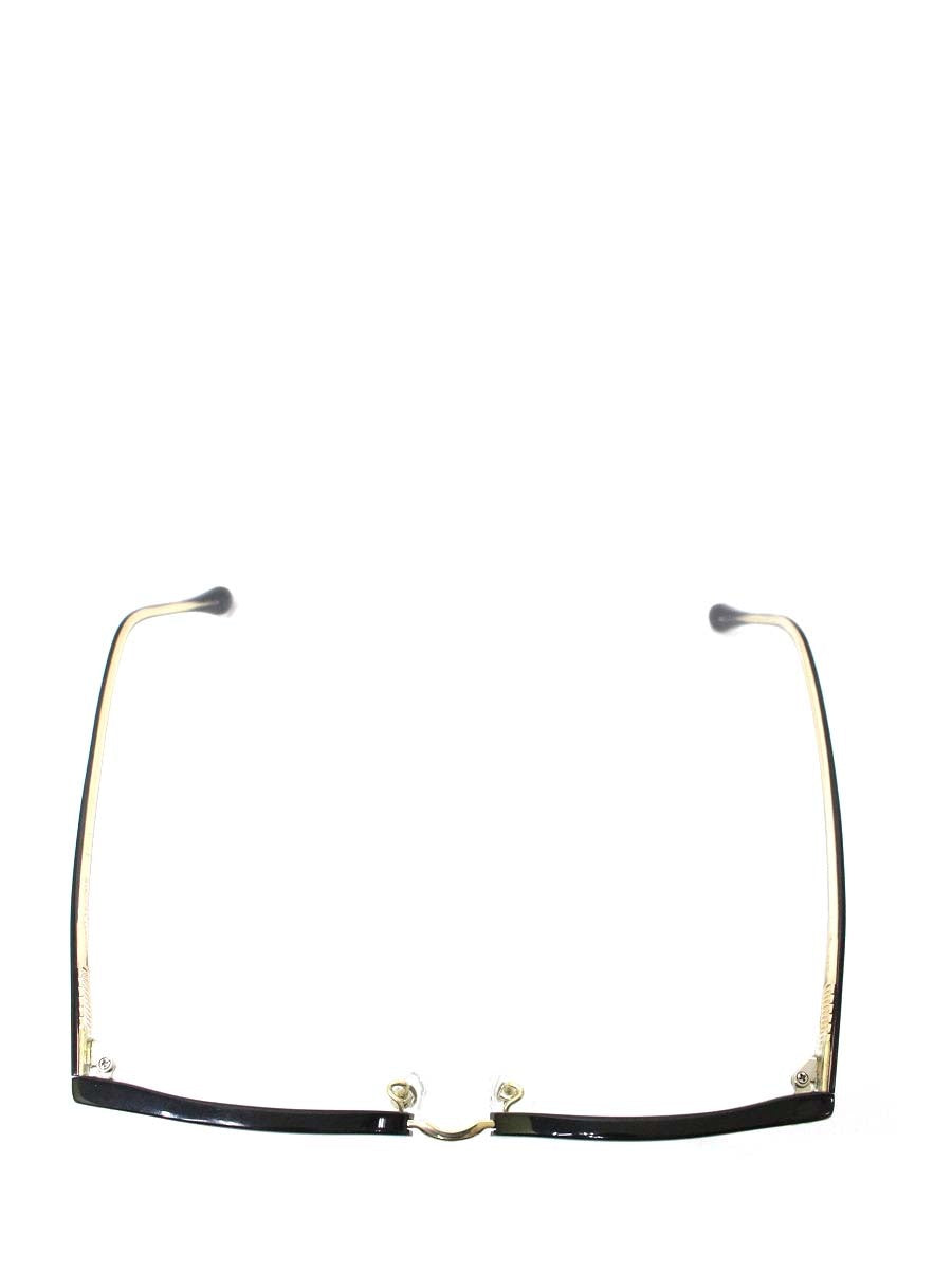 ユナイテッドアローズ LINDEN メガネ ブラック/ゴールド ブローフレーム ウェリントン ITFBJ6AQOVD8