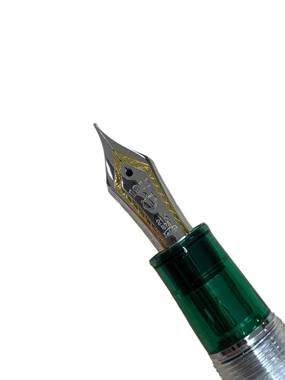 セーラー 万年筆 プロフィット21 デモンストレーター 透明 銀 MF 21K ITWOOYVP1M94