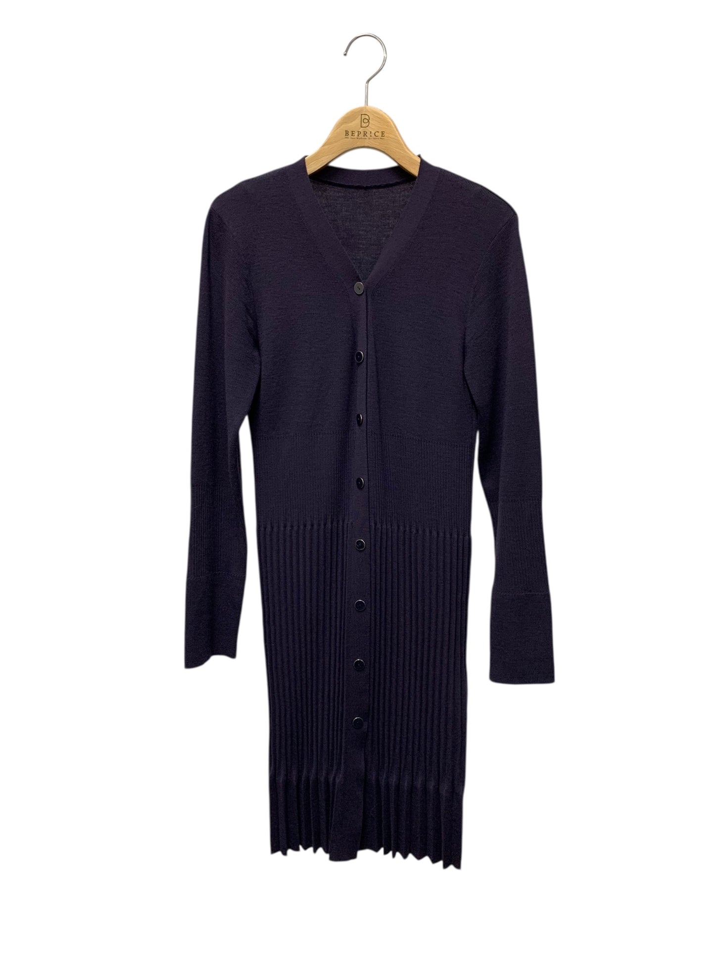 フォクシーブティック Cardigan Georgia 43914 ロングカーディガン 38 パープル ITT6QD02L2I8