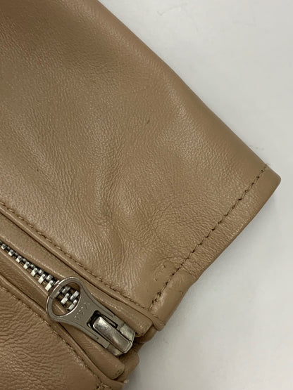 スローブ イエナ 17-011-912-7000-1-0 ライダースジャケット 36 ブラウン 羊革 ラムレザー ITDWP65NIXRO