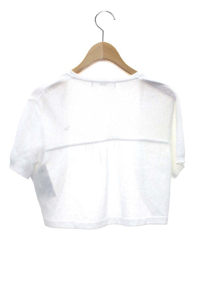 ルネ 6622620 カーディガン 36 ホワイト ボレロ リボン ITG3VCLH58IA