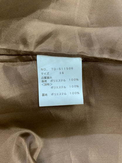 エムズグレイシー 511506 ワンピース 36 ブラウン フレア ITL3599B5YIS