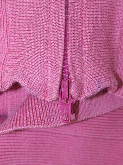 エムズグレイシー 528134 ジップパーカー 38 ピンク ニット IT3283L06RMG