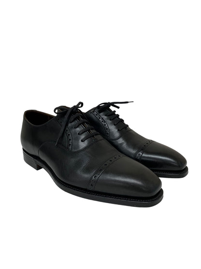 グレンソン MACCLESFIELD 33503 ドレスシューズ 6 1/2 ブラック パンチドキャップトゥ カーフ 内羽根 ITKMR6ZGDQV4 【SALE】