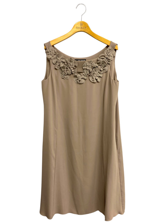 フォクシーニューヨーク 27490 ワンピース 42 グレージュ Dress フラワーモチーフ IT4JE1GWECBH
