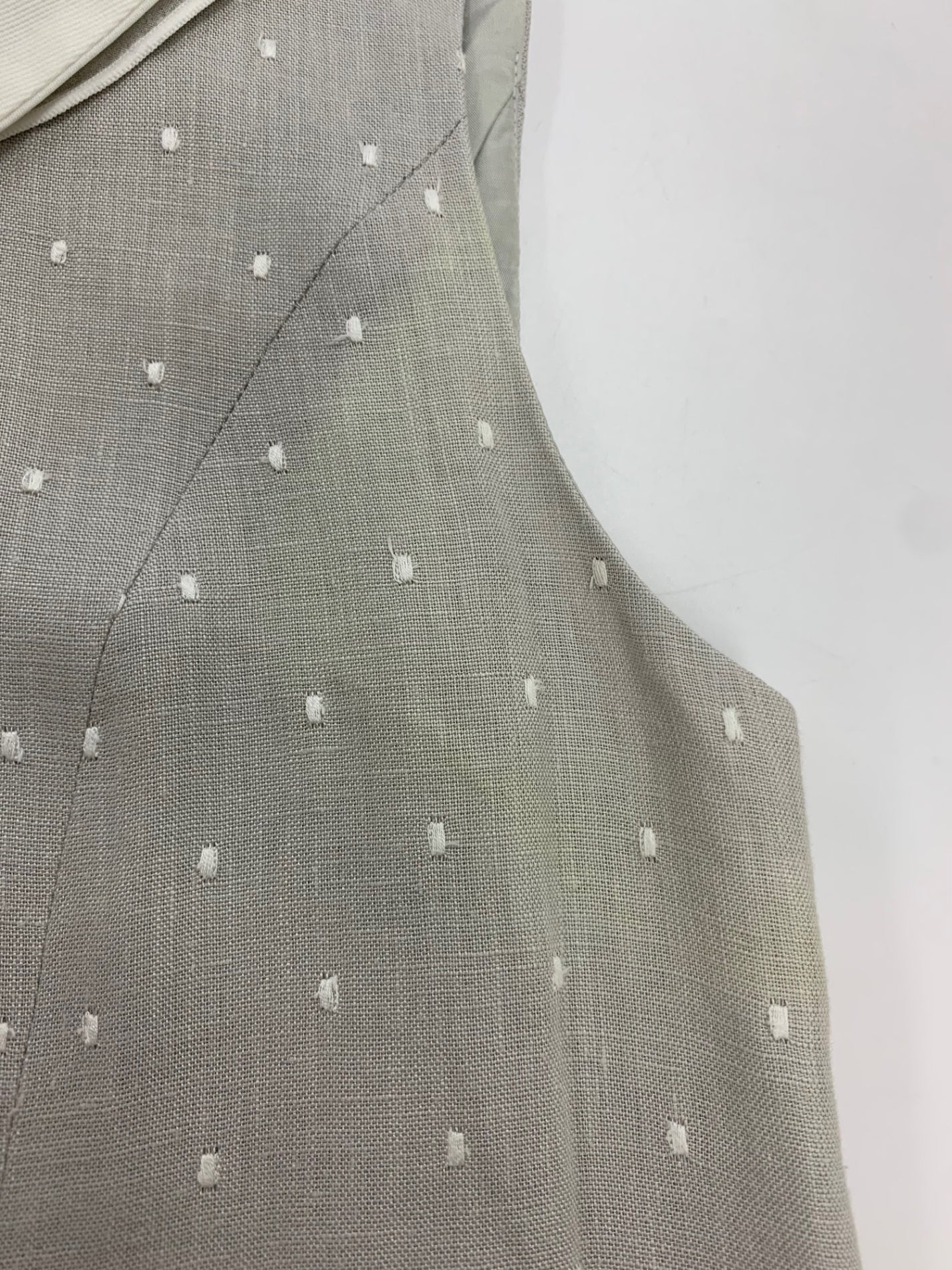 フォクシーブティック Dress Linen Sucre 35399 ワンピース 38 グレー ITV3S30BEUIG