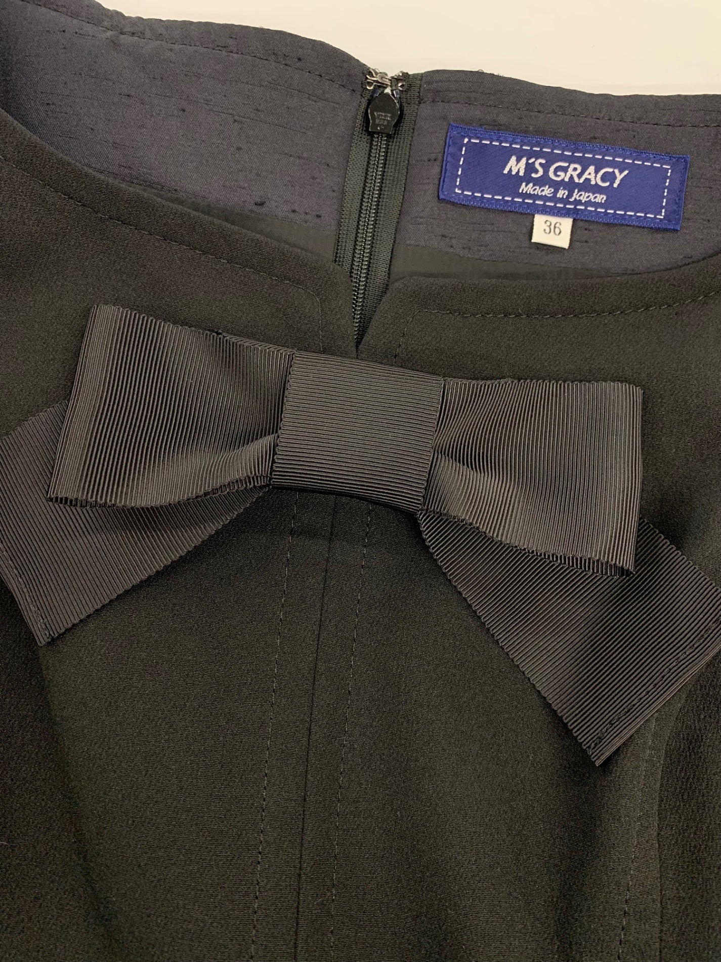 エムズグレイシー 美シルエット ジャンパースカート 211509 ワンピース 36 ブラック ITD16SP26Q4C